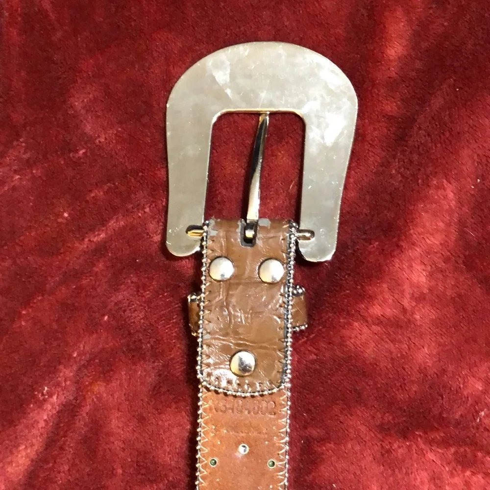 Turquoise Rhinestone Belt - Picture 7 of 10